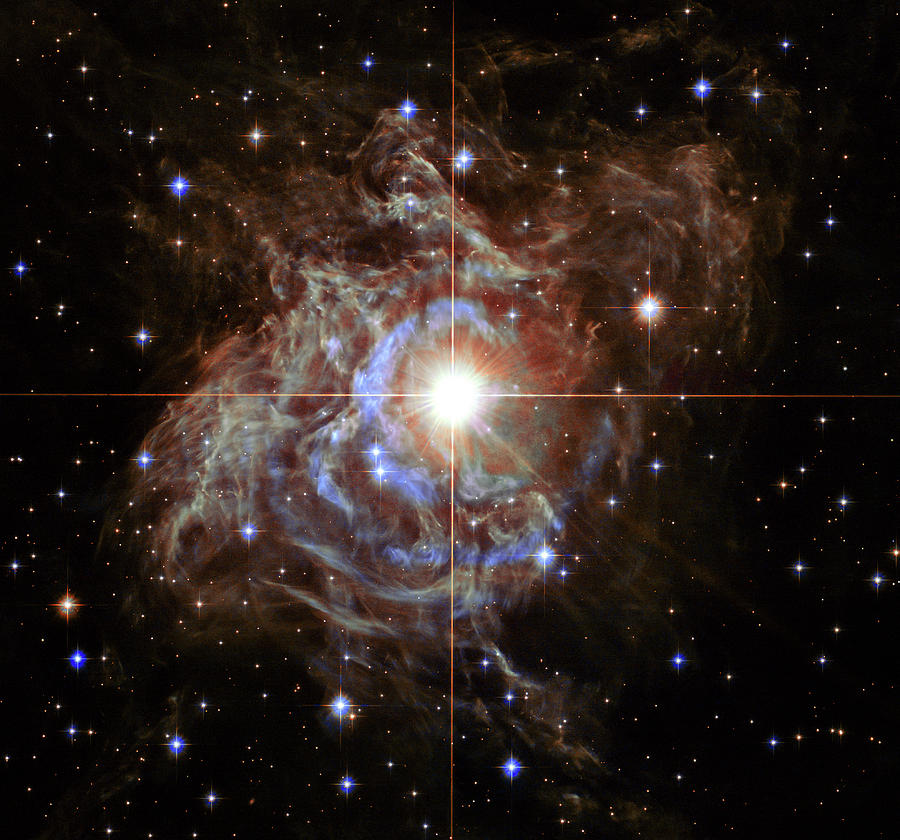 Interstellar Photograph - RS Puppis Super Star by Mark Kiver