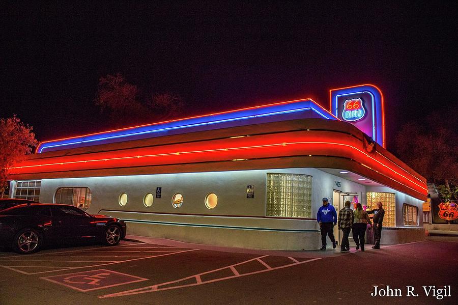 Rt 66 Diner Photograph By John Vigil - Fine Art America