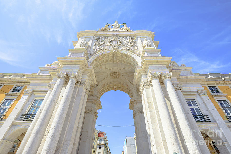 Up Movie Photograph - Rua Augusta Triumphal Arch by Benny Marty