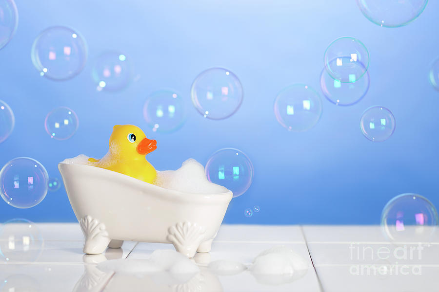 Rubber Duck In Bath Photograph By Amanda Elwell Pixels