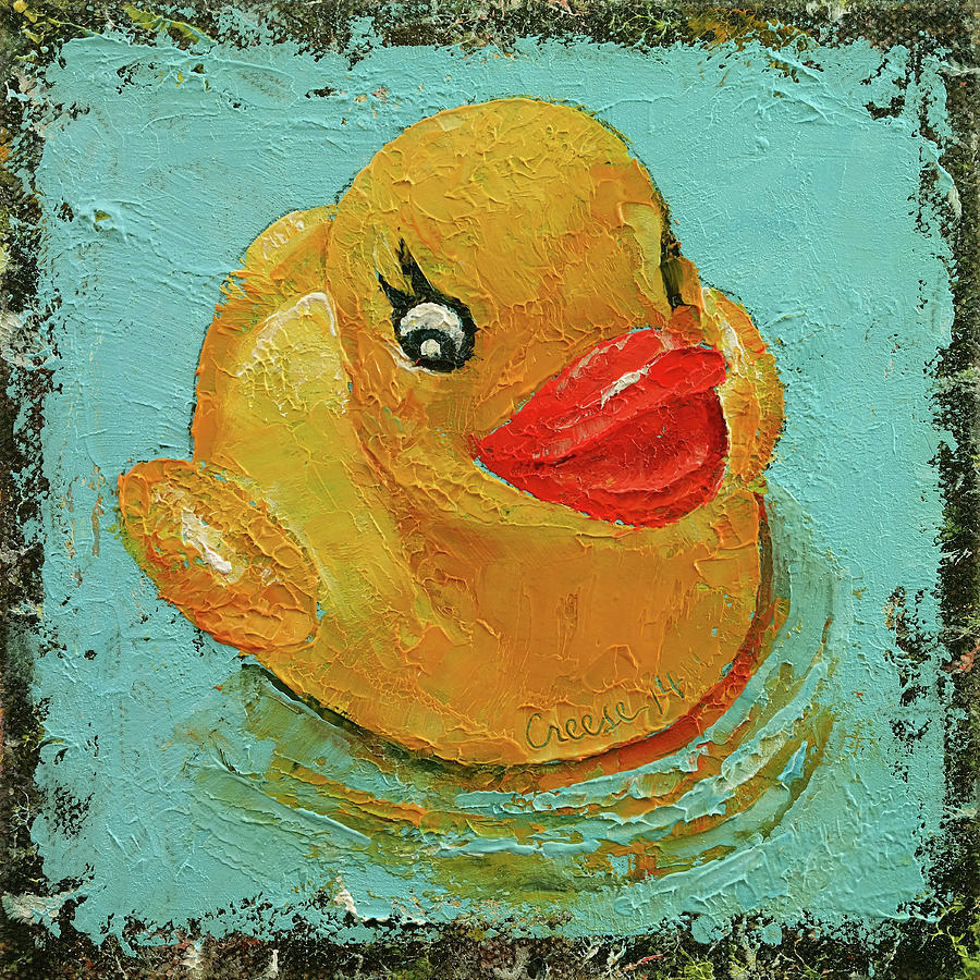 Rubber Duck Painting by Michael Creese