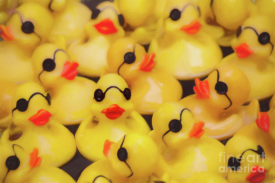 Rubber Duckie Digital Art by Elegant Ele Studios - Fine Art America