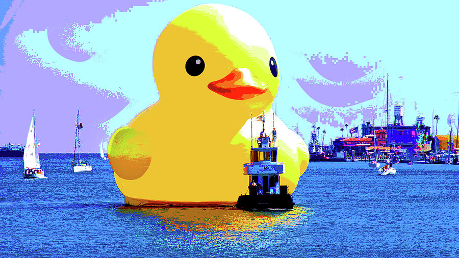 Rubber Ducky Comes To Town Photograph by Joseph Hollingsworth