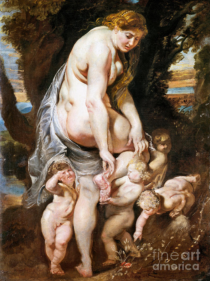 RUBENS: VENUS, c1606-09 Painting by Granger