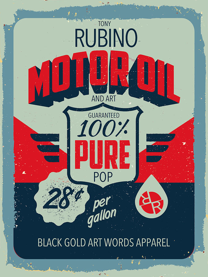 Rubino Motor Oil 2 Painting by Tony Rubino