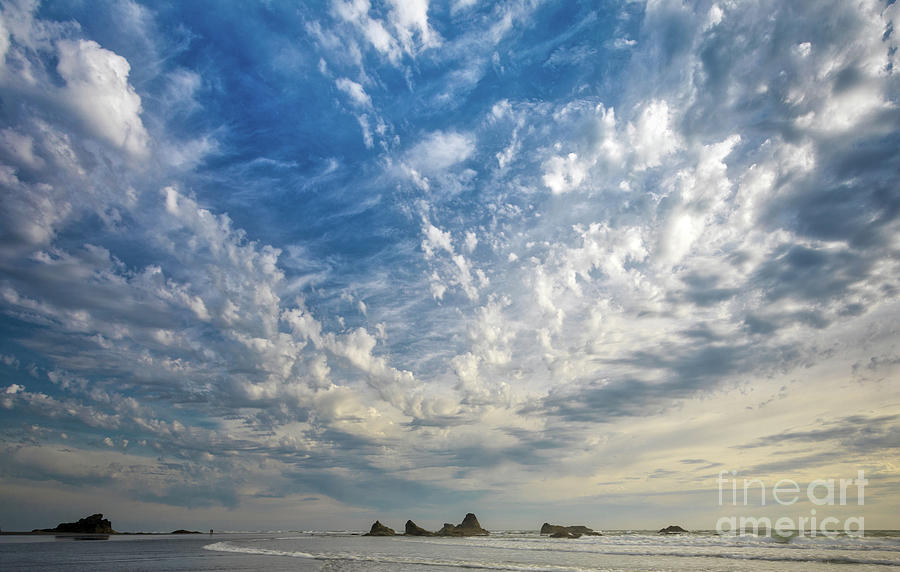 Ruby Beach Clouds Photograph by Jerry Fornarotto