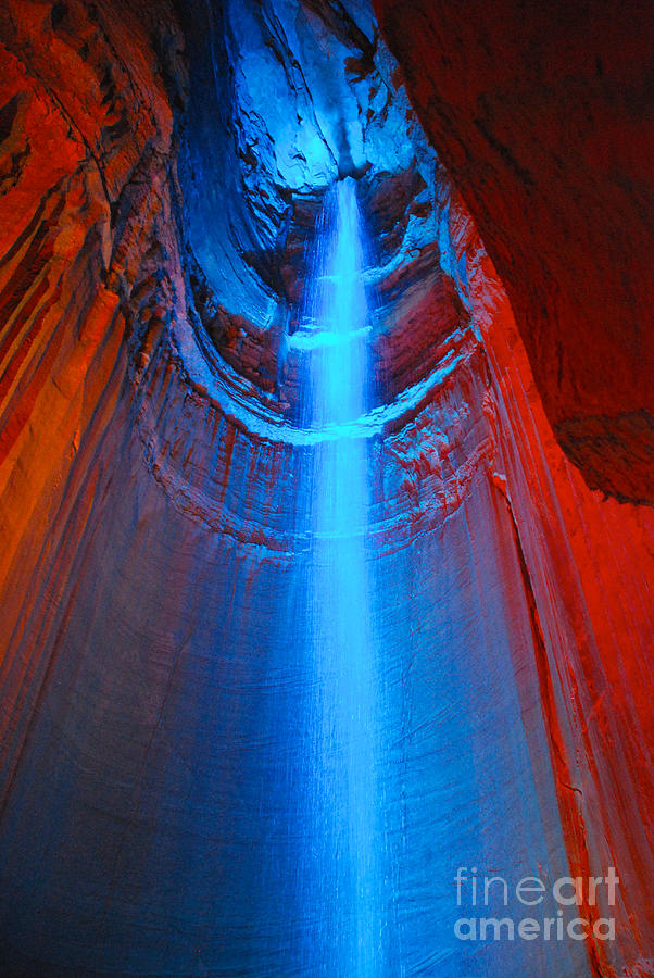 Ruby Falls Waterfall 3 Photograph by Mark Dodd
