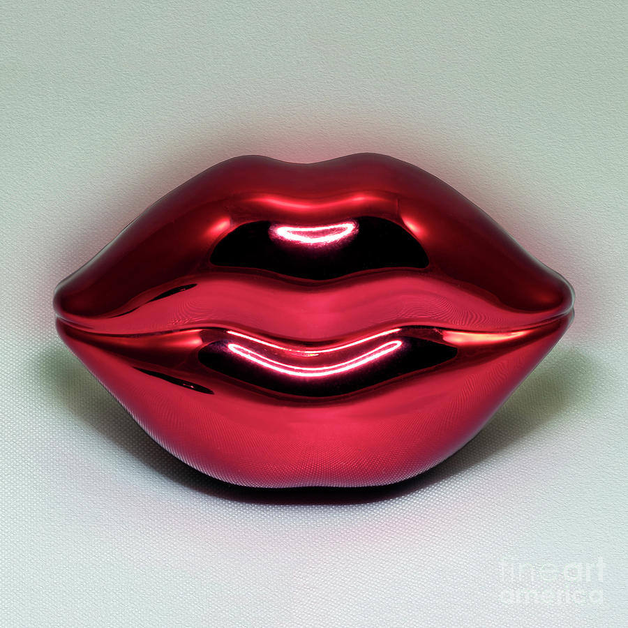 Ruby Lips Digital Art by Anthony Ellis