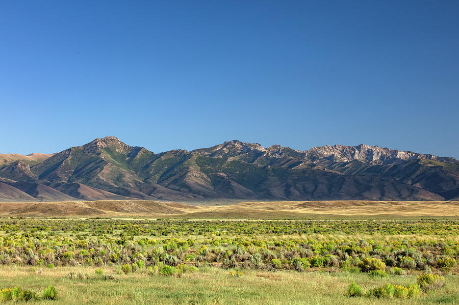 Ruby Mountain Range Photograph by Todd Klassy