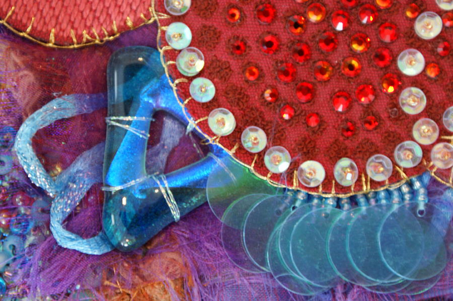 Ruby Slippers 4 Mixed Media by Judy Henninger