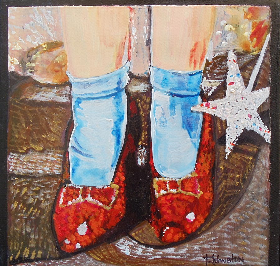 ruby slippers painting