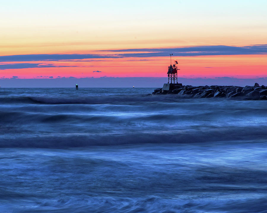 Rudee Inlet Photograph by Alan Raasch