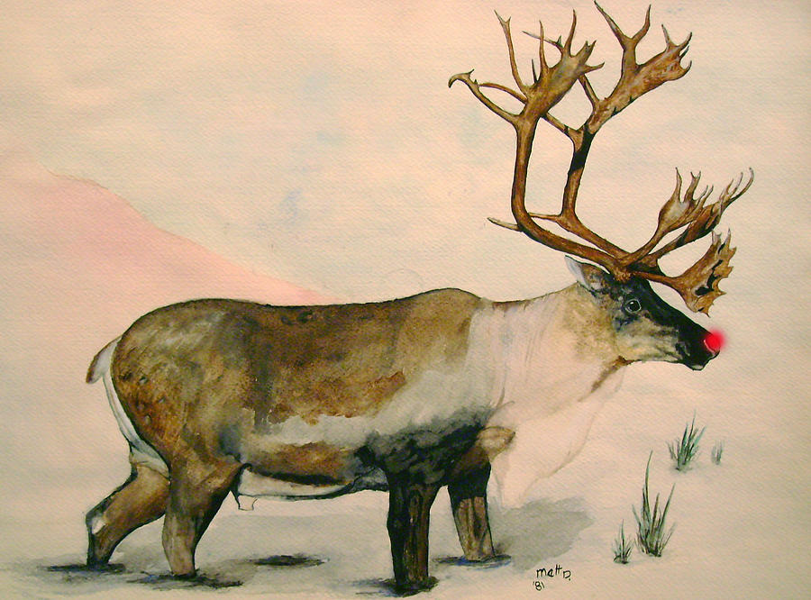 Rudolph Painting by Dollahite Studios