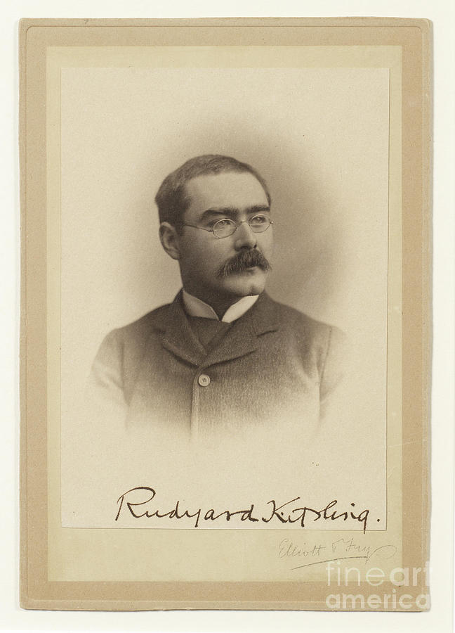 Rudyard Kipling  Painting by MotionAge Designs