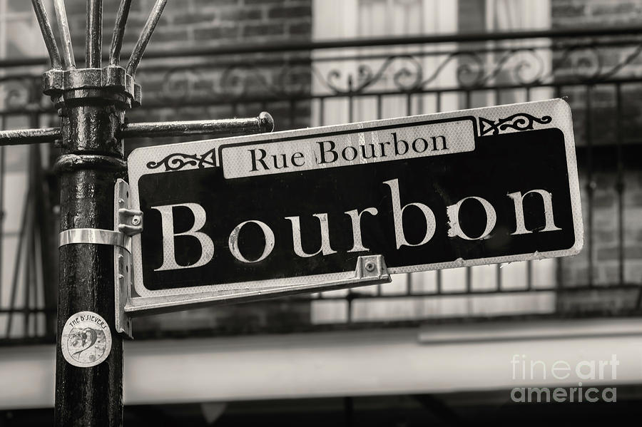 Rue Bourbon Photograph by Jerry Fornarotto