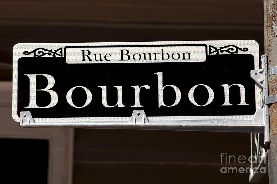 Rue Bourbon Street - New Orleans Photograph by Anthony Totah