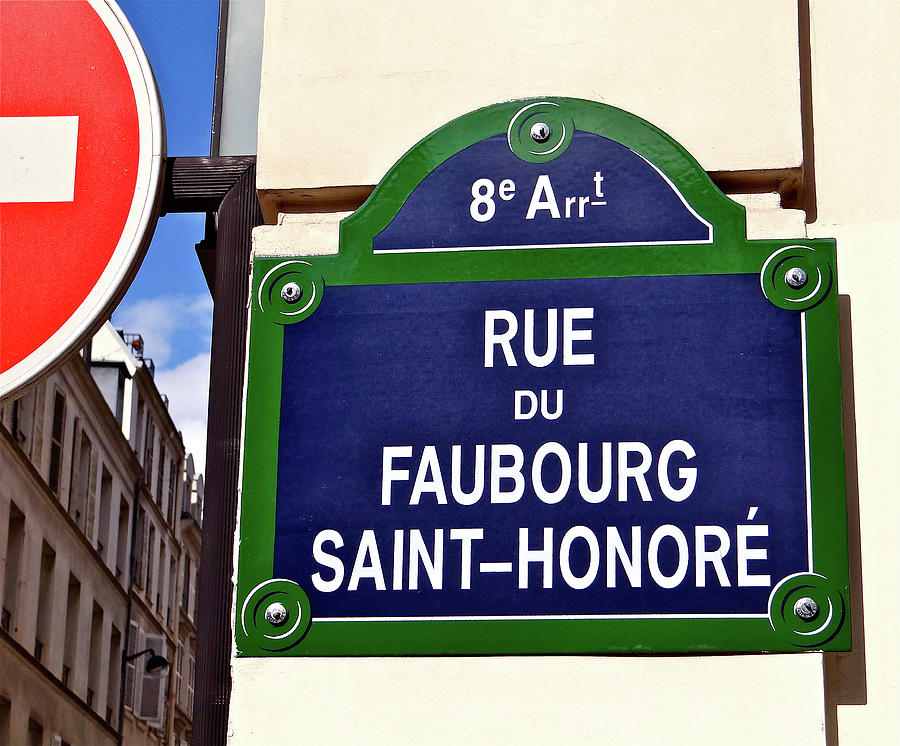 Rue Du Faubourg Saint-Honore Photograph by Ira Shander