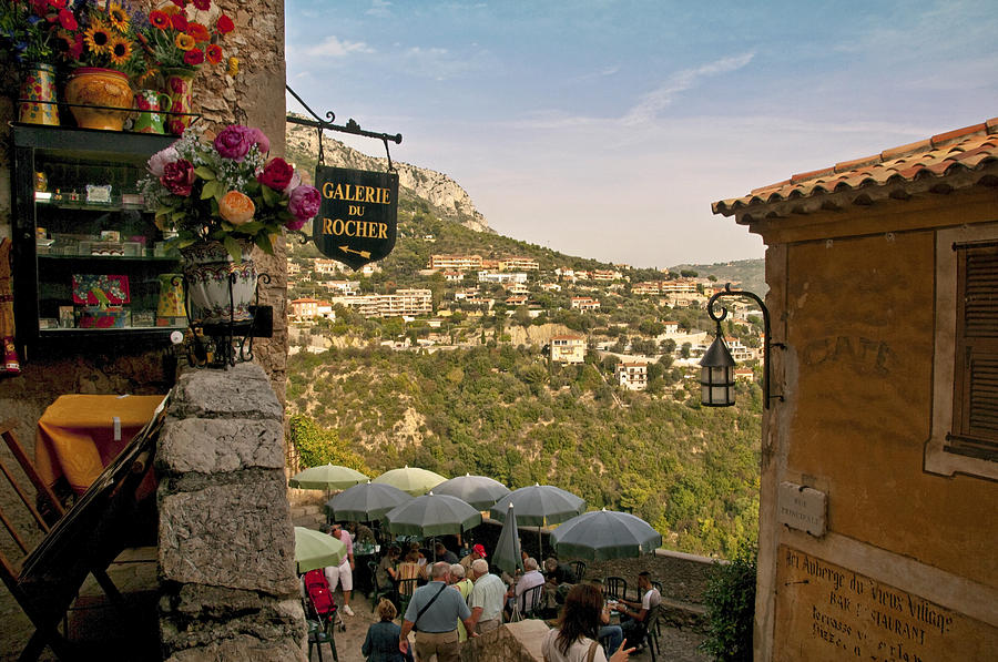 Rue Principale in Eze Photograph by Steven Sparks