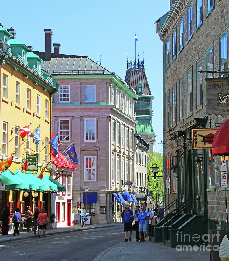 Rue Saint Louis Quebec City 6377 Photograph by Jack Schultz
