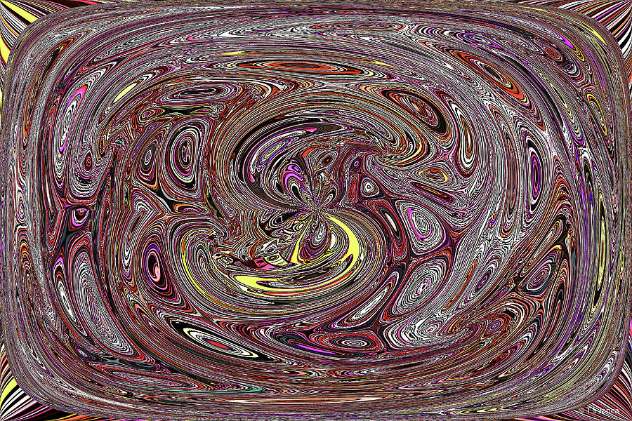 Rug Work Abstract #1447e6 Digital Art by Tom Janca