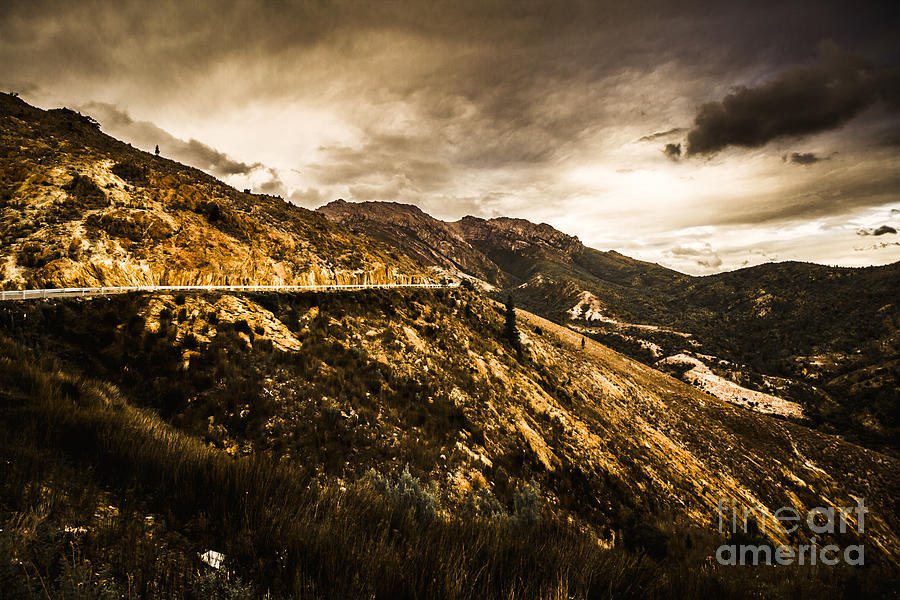 Rugged and intense mountain background Photograph by Jorgo Photography
