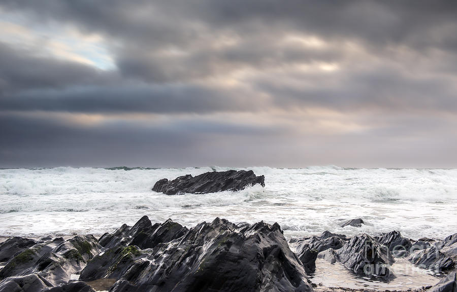 Rugged Coastline Photograph by David Lichtneker