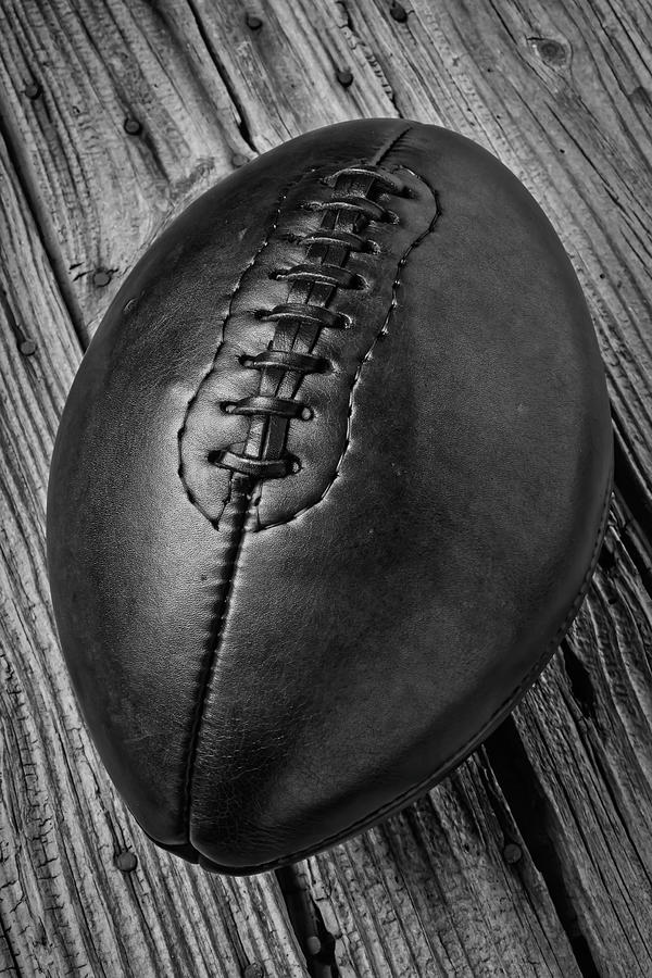 Rugged Leather Football Photograph by Garry Gay