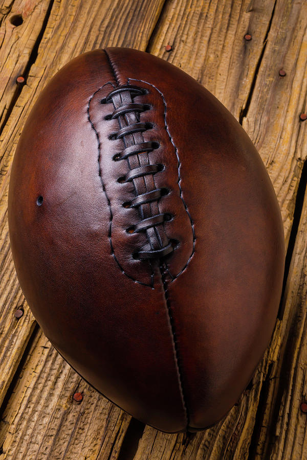 Rugged Old Football Photograph by Garry Gay