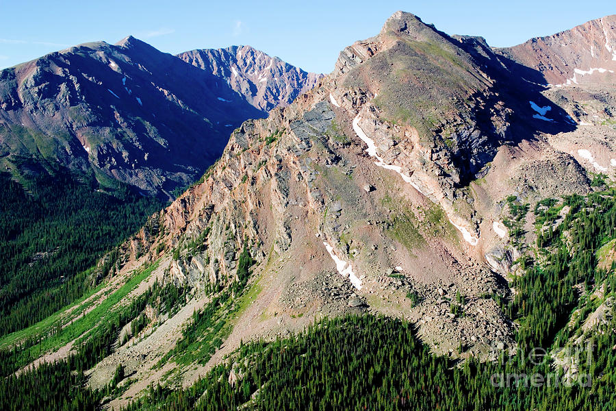 Rugged Scenery on Mount Massive Summit Photograph by Steven Krull