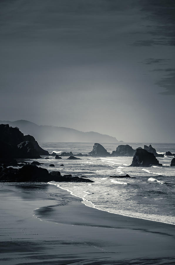 Rugged Shoreline Photograph by Don Schwartz