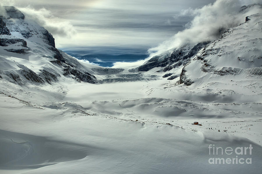 Rugged Winter At The Athabasca Glacier Photograph by Adam Jewell
