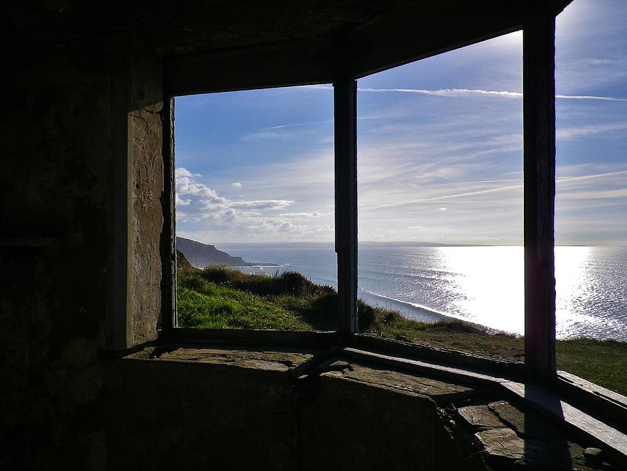 Ruined Coastguard Lookout Sharpnose Point Cornwall Photograph by Richard Brookes