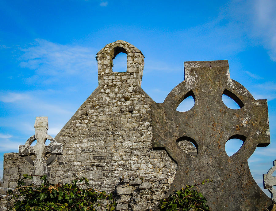 Ruins at 12th Century Killone Abbey Photograph by James Truett