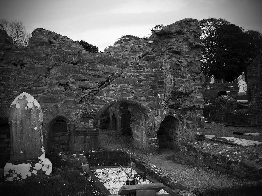 Irish Photograph - Ruins at Donegal Abbey Donegal Ireland by Teresa Mucha