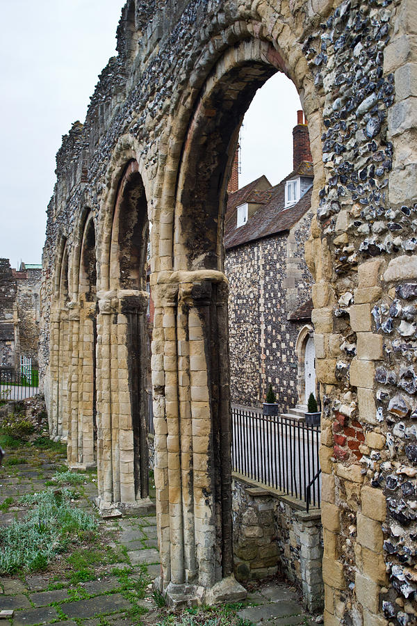 Ruins Canterbury Photograph by Douglas Barnett - Fine Art America