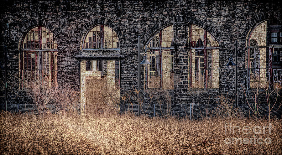 Ruins Color Bethlehem Steel Factory Pennsylvania USA Photograph by Chuck Kuhn