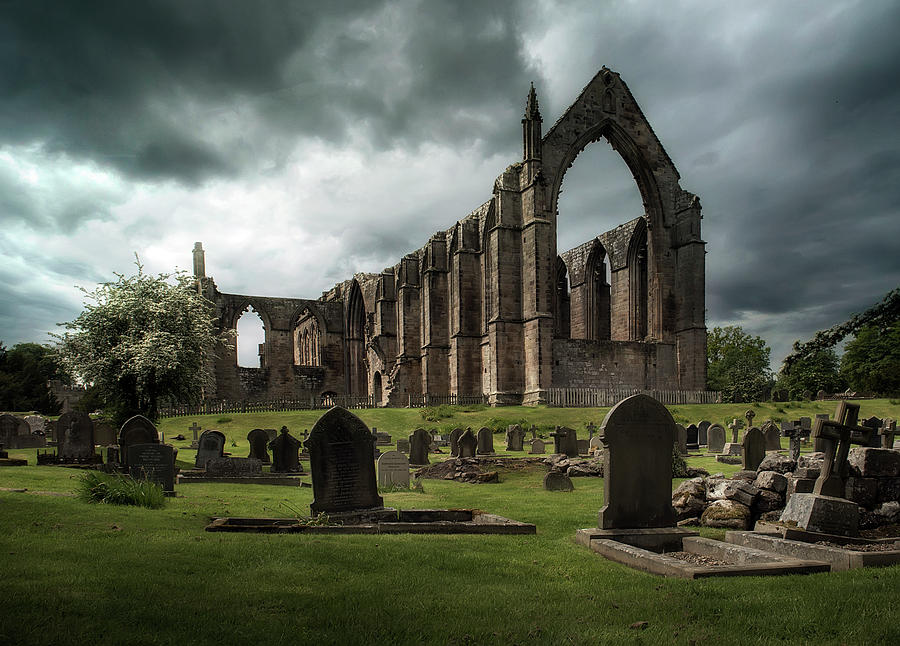 Ruins of Bolton Abbey Photograph by Jaroslaw Blaminsky