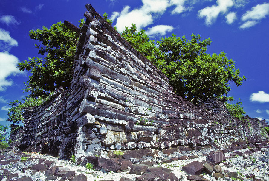 Ruins of Nan Madol Photograph by Dave Fleetham - Printscapes