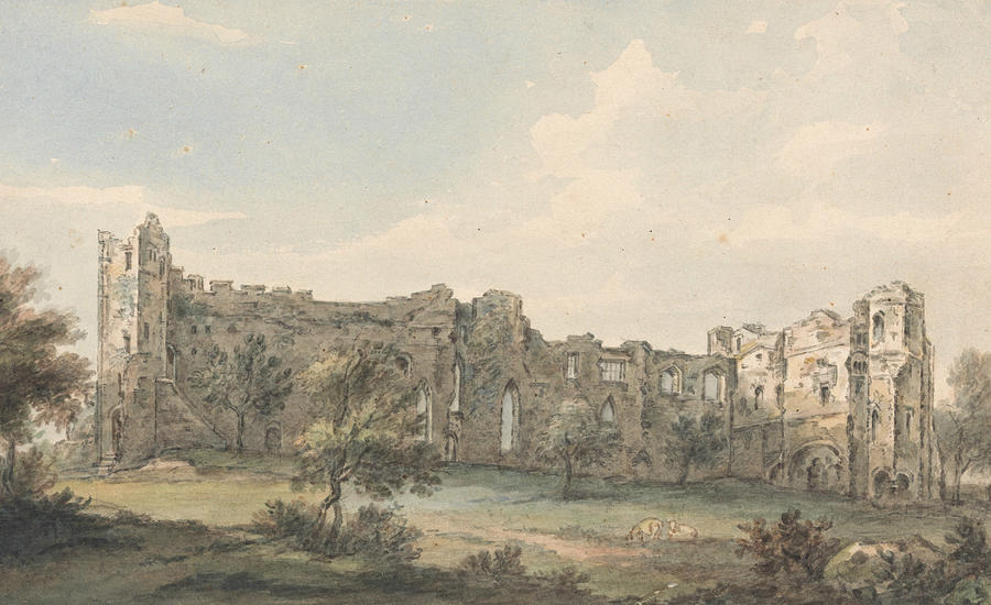 Ruins of Newark Castle Painting by Paul Sandby