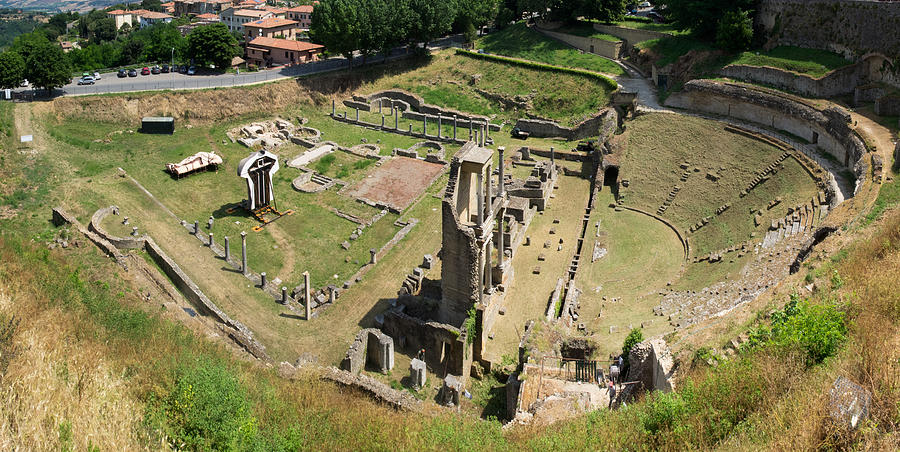 Architecture Photograph - Ruins Of Roman Theater, Volterra by Panoramic Images