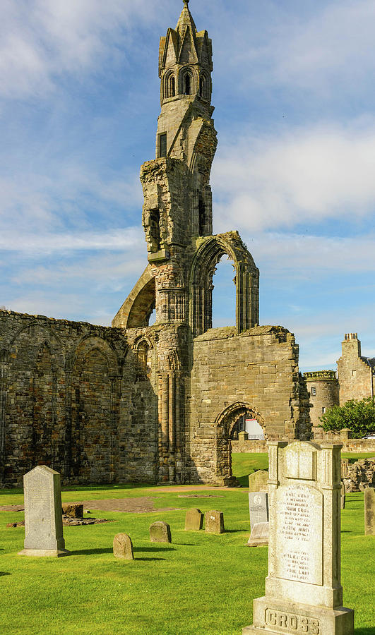 Ruins of St. Andrews Cathedral  Photograph by Elvis Vaughn