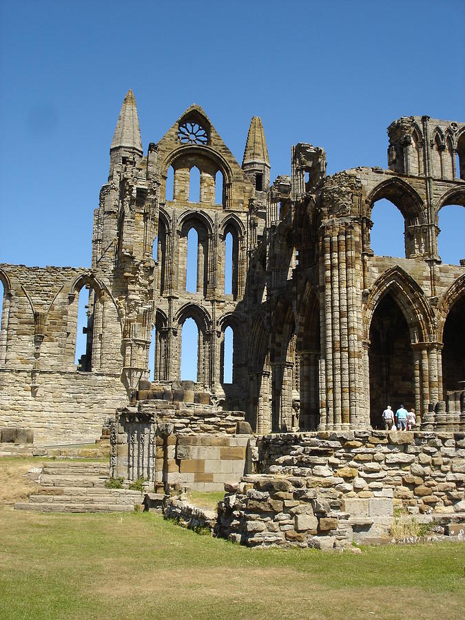 Ruins of Whitby Abbey Photograph by Susan Baker