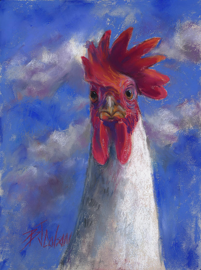 Ruler of the Roost Pastel by Billie Colson