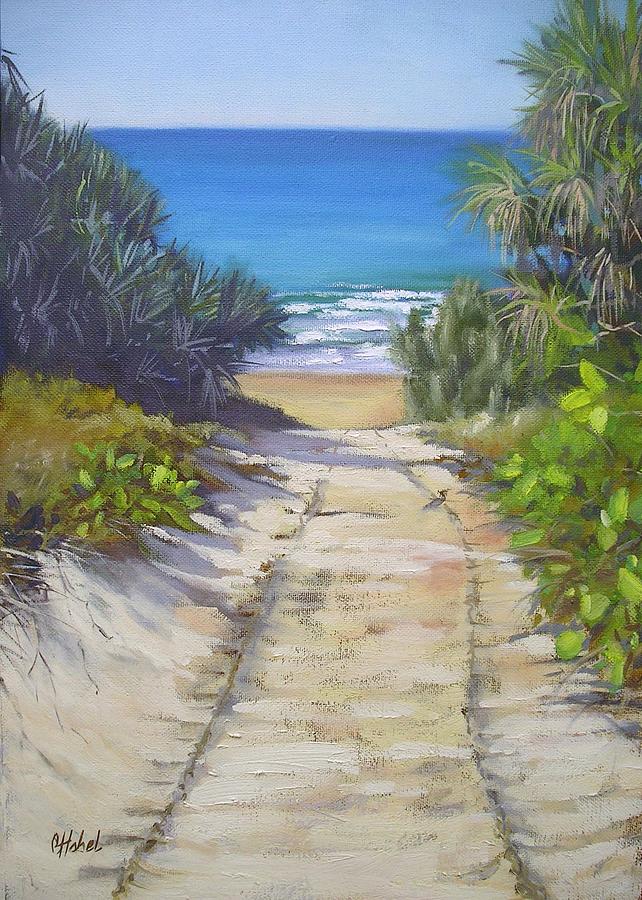 Rules Beach Queensland Australia Painting by Chris Hobel