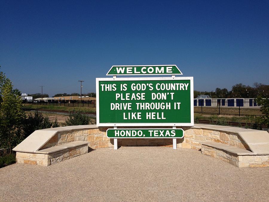 Rules of the Road, Hondo, Texas Photograph by Mark Hill Pixels