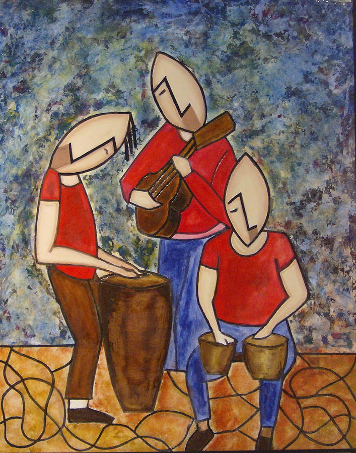 Music Painting - Rumba for you by Victor Madero