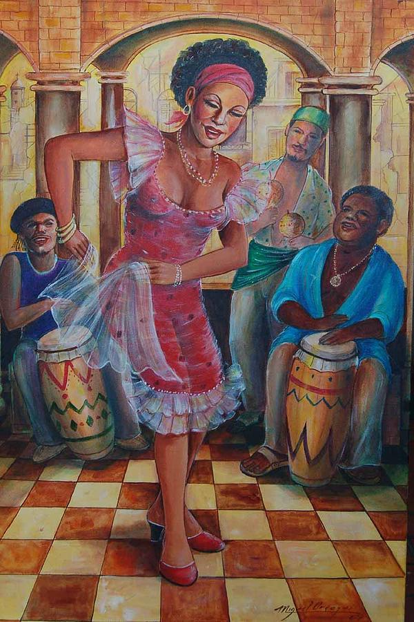 Rumbera Cubana. is a painting by Miguel Ordoqui which was uploaded on July ...