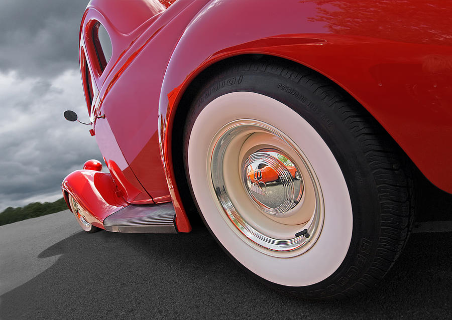 Transportation Photograph - Rumblefest Red - Ford Coupe by Gill Billington