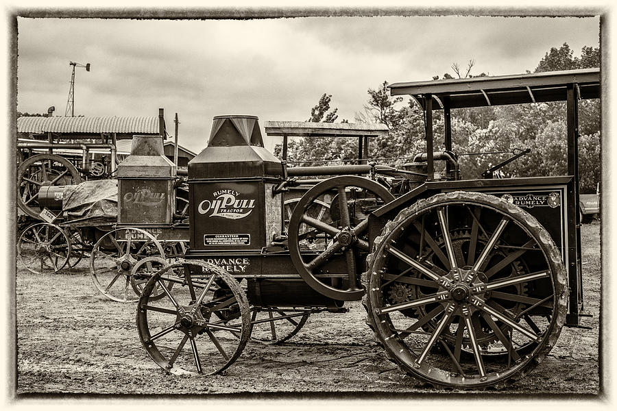 Rumley oil pull Vintage Photograph by Paul Freidlund