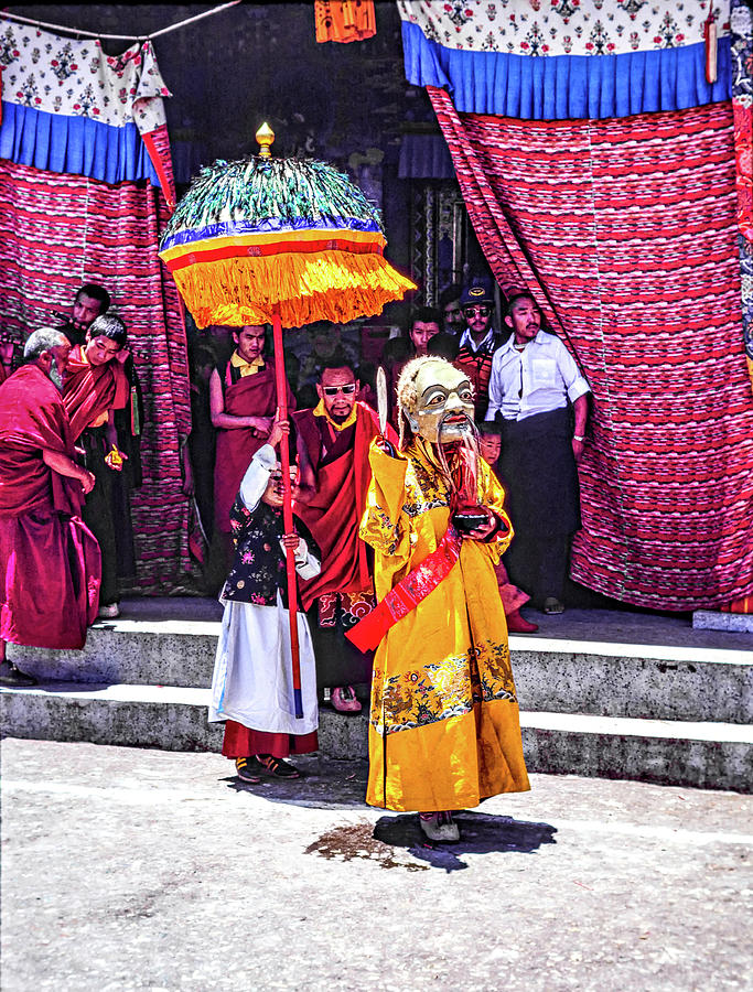 Rumtek Monastery Procession Photograph by Steve Harrington